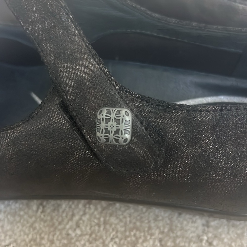 EUC Dansko Mary Jane - stylish black metallic leopard print. Size 38 (8) - Picture 5 of 5